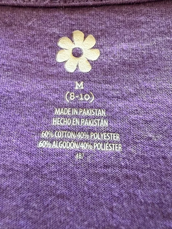 Purple "The Greatest Moms Get Promoted to Grandma" Graphic Tee - Picture 5 of 7